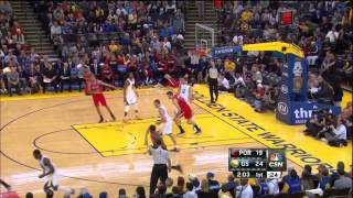 blazers @ warriors 1st half 1-26-14