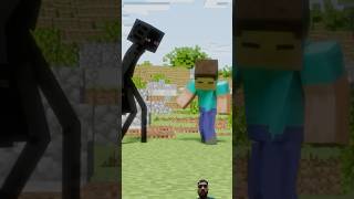 Steve VS Enderman 😈 (Minecraft Animation) #shorts #minecraft#shots #youtubeshorts