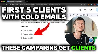 Get Your First 5 Clients With Cold Email