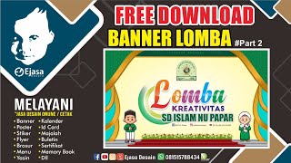 2 Desain Banner Lomba Free Download