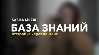 База знаний: Отстройка