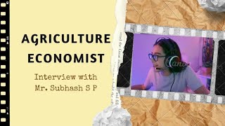 Career Guidance for Agricultural Economist