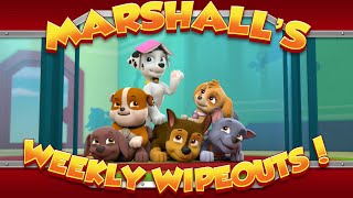 Marshall's Weekly Wipeouts! (Season 5 - Pups Save The Bookmobile)