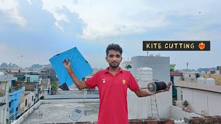 Kite flying & Kite cutting 💥 | kite fighting | kite vlogs