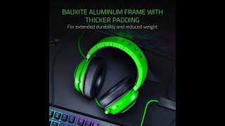 Razer Kraken Gaming Headset  Lightweight Aluminum Frame, Retractable Noise Isolating Microphone