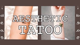 Aesthetic tattoo ideas シ︎