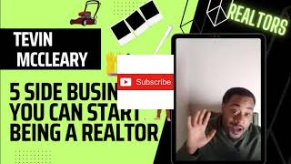 5 SIDE BUSINESSES YOU CAN START BEING A REALTOR #realestateagent #sidehustle