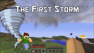 Minecraft Tornado Survival S1 E3: The First Storm