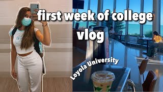 first week back at college | Loyola Chicago | commuting, going to the gym, going out in Chicago