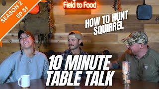 Table Talk: A squirrel hunt worth talking about