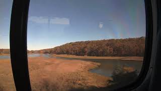 4K Fall Journey Through New England on Amtrak Acela: Connecticut's Bridges, Towns & Water Views