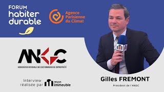 Forum Habiter Durable 2023 - Gilles FRÉMONT, président de l'ANGC