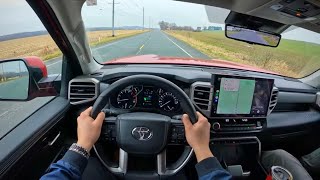 2022 Toyota Tundra TRD Sport | POV Walkaround & Quick Drive