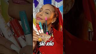 Make fácil de Arraial #makeup #trend #viral