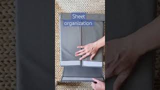 Simple way to organize sheets! #diy #organization #amazon