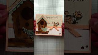 Making a Handmade Card With the Stampin' Up! Country Birdhouse