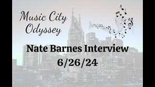 Interview with Country Music Artist Nate Barnes