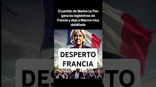 DESPERTO FRANCIA: El partido de Marine Le Pen gana las legislativas y deja a Macron muy debilitado💪