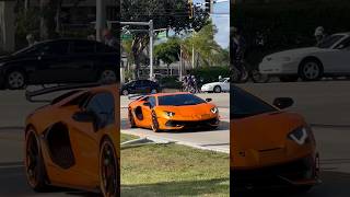 Army of V12‘s Screaming flyby Lamborghini Svj + Ferrari 812