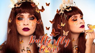 HALLOWEEN MAKEUP ❘ Butterfly Tears Makeup Tutorial ❘ by Pauuulette