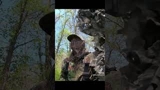 Turkey gobbling #feathersandfins #hunting #turkeyhunting