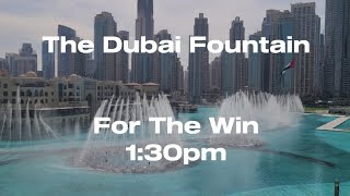 The Dubai Fountain - For The Win (daytime)