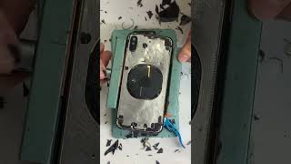 iPhone X Back Glass Replacement Step by step #repair #apple #iphone #asmr