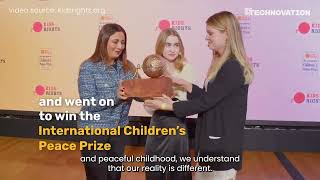 Technovation Girls win the International Children's Peace Prize