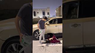 A man threw water on the woman, but the reason was very shocking #dubai #explore