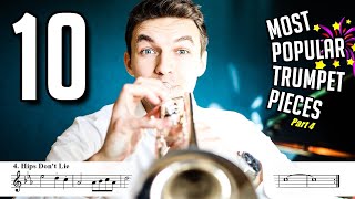 TOP 10 MOST POPULAR TRUMPET SONGS (with Sheet Music / Notes) [Part 4]