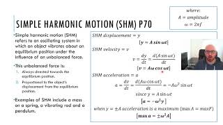 Advanced Higher - Simple Harmonic Motion