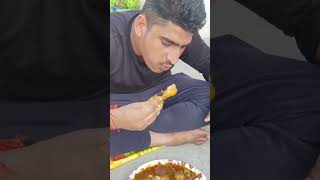 Eating Bihari Chicken 🐓🍗 🍛 Curry and Rice 🍚 | Bihari Style Chicken Curry | Chicken Eating | #shorts