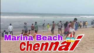 Marina Beach 🏖️ Chennai India 🇮🇳 #Chennai #marinabeach