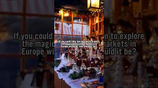 Christmas Markets in Europe #christmas #europe #winter