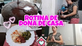 ROTINA NOTURNA DE DONA DE CASA | FIZ BOLO VULCÃO | JANTINHA DELÍCIA DA NOITE