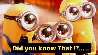 Did you know that in Minions the rise of gru…