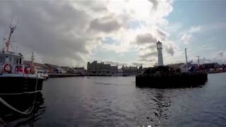 Kirkwall Harbour and Lighthouse - Magellan Fleet in and out - Timelapse