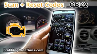 Как сбросить CEL / MIL / DTC / SES - Очистить коды с помощью считывателя OBD2 смартфона