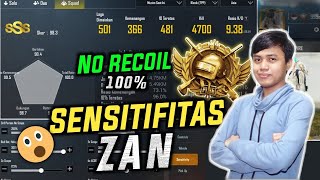 Sensitifitas Zan PUBG Mobile - Sensitivitas PUBG Mobile Terbaik Gyroscope | RPG Clips Podcast Zan