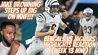 BENGALS GET A MUST WIN! REACTION TO Cincinnati Bengals vs Jacksonville Jaguars | 2023 NFL Highlights