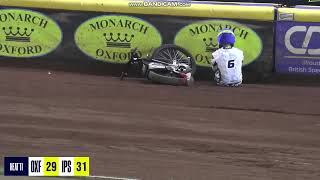 Sturz/Crash/Upadek Lewis Kerr (British Speedway Premiership 2024)