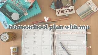 HOMESCHOOL PLAN WITH ME | WEEKLY HOMESCHOOL PLANNING FOR ELEMENTARY, MIDDLE SCHOOL, AND HIGH SCHOOL