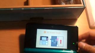 NINTENDO 3DS AQUA BLUE Unboxing US version