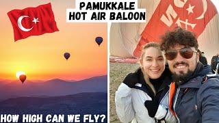 PAMUKKALE Hot Air BALOON | Flying over Pamukkale's Thermal Pools! Travel in TURKEY Guide (2021)🇹🇷