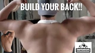 FULL BACK WORKOUT AT HOME || VLOG 20