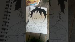 Monkey D Luffy👒#art #drawing #viral #ahmedabad