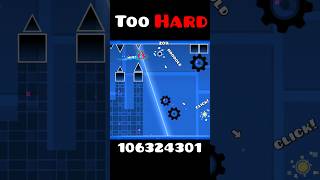 Geometry Dash: HARDEST Challenge I've Tried #shorts