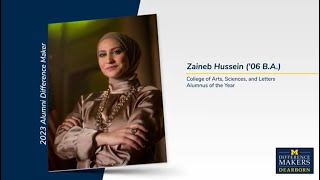 Zaineb Hussein - College of Arts, Sciences, and Letters Alumnus of the Year 2023