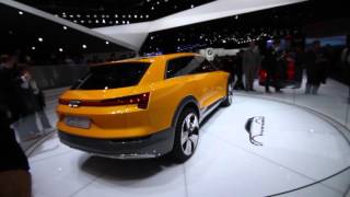 Audi Q6 HTron hydrogen fuel cell all wheel drive electric SUV at NAIAS 2016