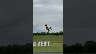 Peter Goldsmith’s beautiful Spektrum Synapse equipped De Havilland DH-4 flying at Horizon RC Fest